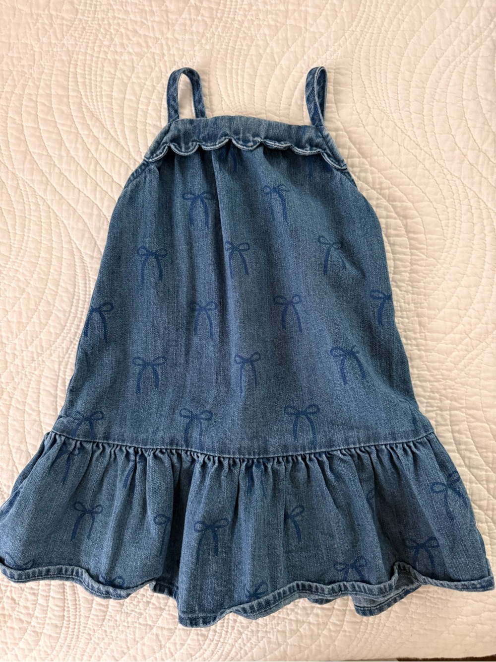 Old Navy Chambray Blue Toddler Dress 18-24M